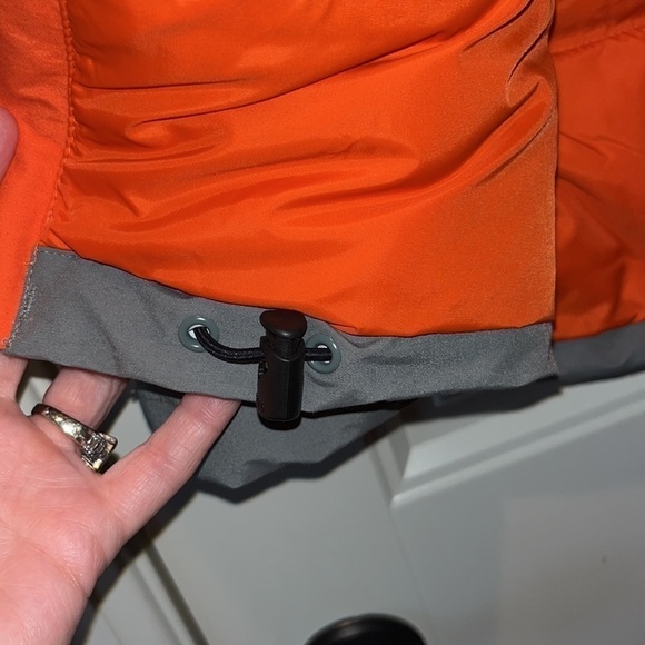 Nautica men down filled warm preppy winter jacket coat gray size L great quality - Picture 7 of 12